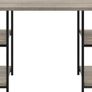 Elmwood Double Pedestal Desk Distressed Grey Oak - 9832096pcomuk Image 4