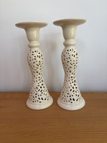 Candlesticks Pair (Ceramic)