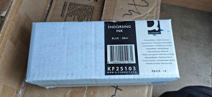 endorsing ink blue 10 pack