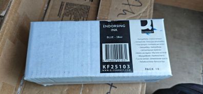 endorsing ink blue 10 pack