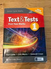 Text & Tests First Year Maths