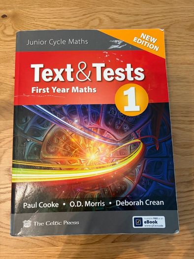 Text & Tests First Year Maths