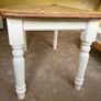 Solid Pine Farmhouse Table Rustic Style Image 5