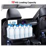 Leather Pad Bag Car Seat Back Organizer Foldable Table Tray Image 2