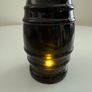 Pair of Antique Victorian Black Glass Barrel Jars (c. 1850s) Image 5