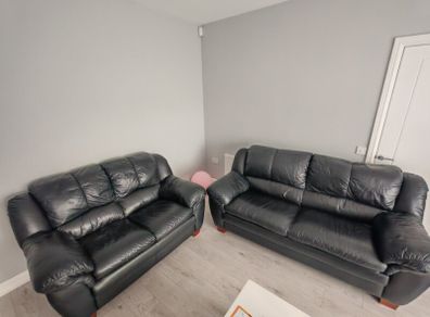 Leather sofas
