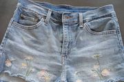 Levis denim shorts pristine