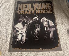Neil Young Crazy Horse 2001 concert tour programme