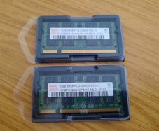 2GB laptop RAM HYNIX DDR2  2 x 1GB 667Mhz PC2-5300S Laptop Memory Modules