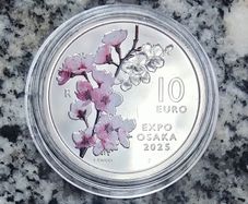San Marino 10 Euro Brilliant Uncirculated Coin 2025 - Expo Osaka