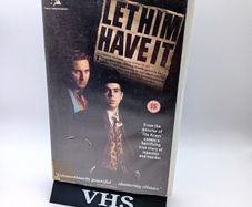 Let Him Have It Big Box Ex Rental Vhs Tape - Rare Retro Movie Film
