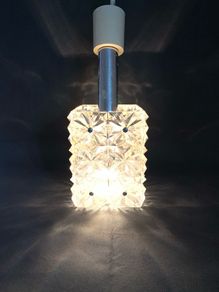 Mid Century lucite ceiling lamp