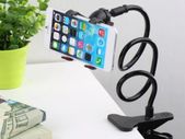 Universal Mobile Phone Stand Stents Holder Bed Desk Table Clip Gooseneck Bracket