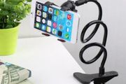 Universal Mobile Phone Stand Stents Holder Bed Desk Table Clip Gooseneck Bracket
