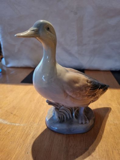 Large Spanish Porcelain Duck Figurine