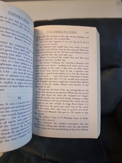 Two Stephen King novels 2000s era.