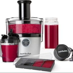 High Street TV nutribullet 1000W Juicer Pro - Large 2L Pulp Basin & 800ml Juice Pitcher - Three Precision Speeds, Wide 3'' Chute & Dishwasher Safe - Includes Glass To-Go Bottle 340ml & Freezer Tray