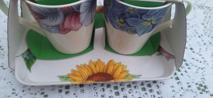 Pimpernel Botanic Blooms Mug & Tray Set