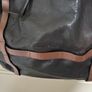 Genuine leather black and dark brown shoulder bag by Karen Millen Image 2