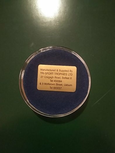 Paperweight. City of Belfast coat of arms.