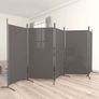 5-Panel Room Divider Anthracite 433x180 cm Fabric Image 2