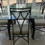 Glass dining table and 6 chairs (need gone today) Image 4