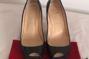 Christian Louboutin peep toe heels - UK size 6.5
