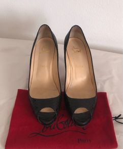 Christian Louboutin peep toe heels - UK size 6.5