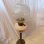 Antique Oil Lamp with Irish Hare Image 6