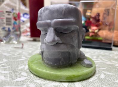 Clash of Clans Old Barbarian Statue Candle Official Supercell Rare