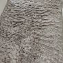 Grey/silver Shaggy Pile Rug Image 2