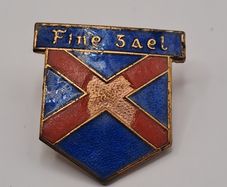1930s Vintage Fine Gael Blue Shirt enamel badge