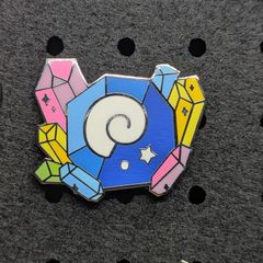 Animal crossing fossil enamel pin