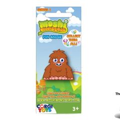 Corgi Moshi Monsters Series 1 Pin Badge Brand New In Packet