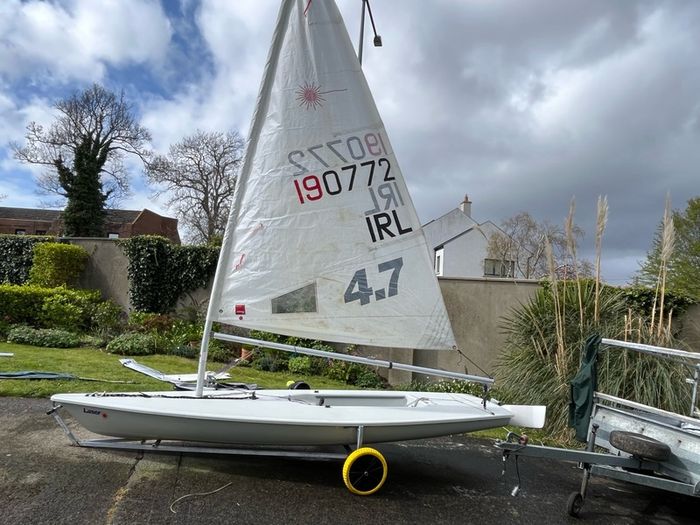 Laser sailing boat for sale