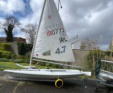 Laser sailing boat for sale