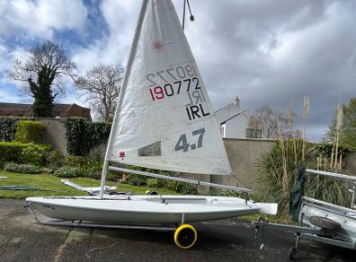 Laser sailing boat for sale