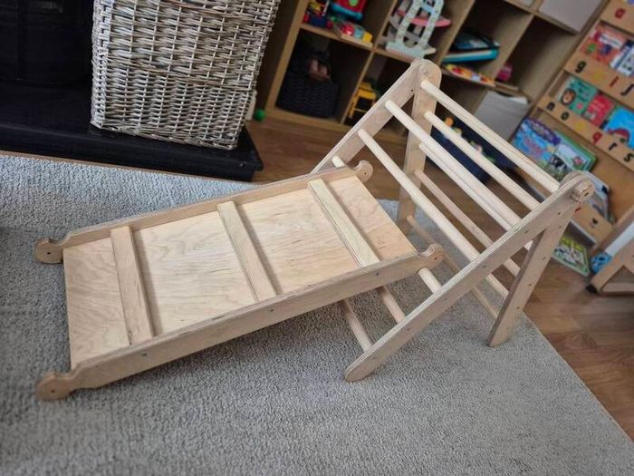 Montessori Climbing Set Pikler Rocker and Slide