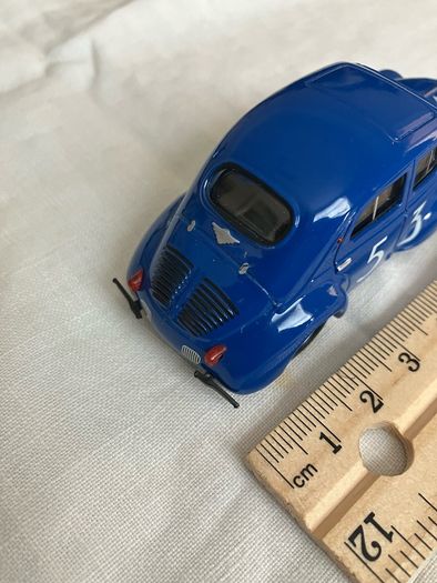 Renault 4CV, 1952 rally model, No.53. By Eligor