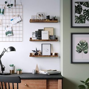 New Set of 3 Rustic Shelves - FREE P&P