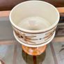 Vintage Set Jersey Pottery Planter Vase and Posy Vase Hand Painted 1970s Image 5