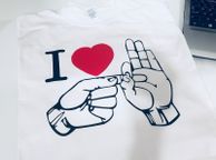 main image for ad I Love Sex Funny Hand Gestures T-shirt Great Gift Present Birthday Stag Night