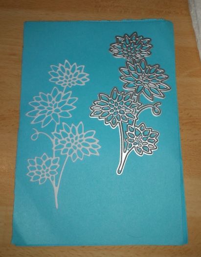 Die craft:- Flower & butterflies