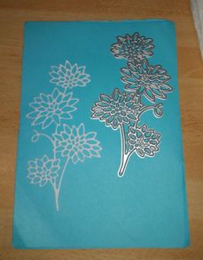 Die craft:- Flower & butterflies
