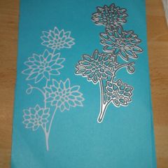 Die craft:- Flower & butterflies