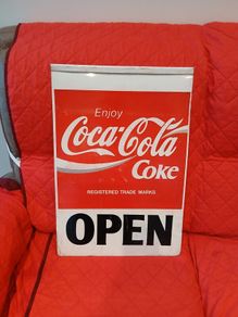 vintage coca cola sign