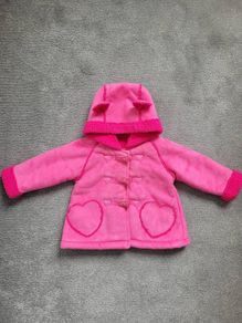 George Baby Girl Coat sheepskin style 6-9 months