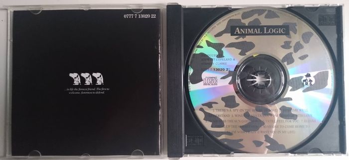 Animal Logic - Seft Titled CD (1989) Stewart Copeland / Stanley Clarke Art Pop Rock EX+