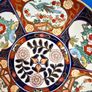 2 Vintage Japanese Gold Imari Decorative Plates , Ornament Image 3