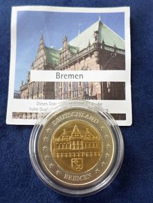 2 Euro Germany probe, Bremen Specimen Trial Pattern Coin